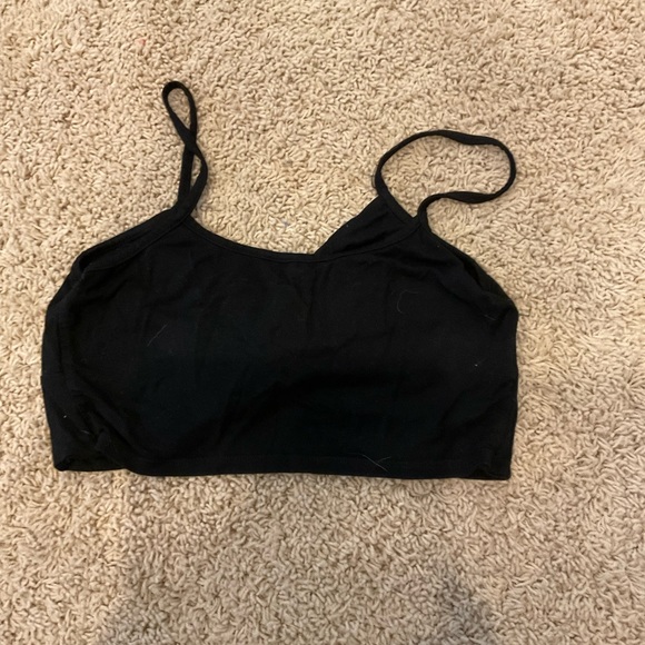 Cropped black knot top - Picture 3 of 4